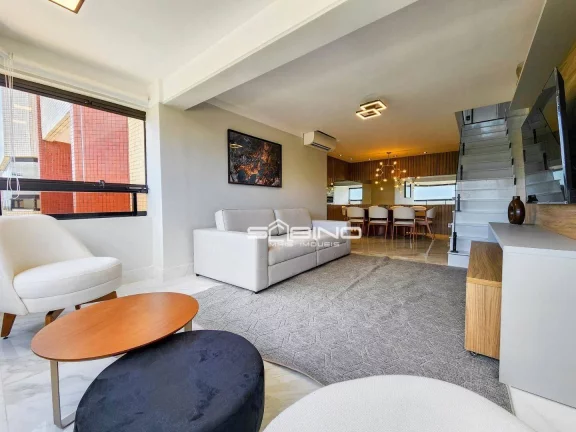 Imagem Cobertura à venda finamente mobiliada, com 5 dormitórios 3 vagas, 243 m² - Riviera de São Lourenço - Bertioga/SP