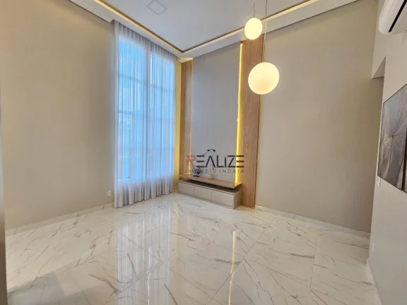 Imagem Casa moderna com 3 dormitórios à venda, 156 m² por R$ 1.800.000 - Condomínio Próximo ao Parque Ecológico - Indaiatuba/SP