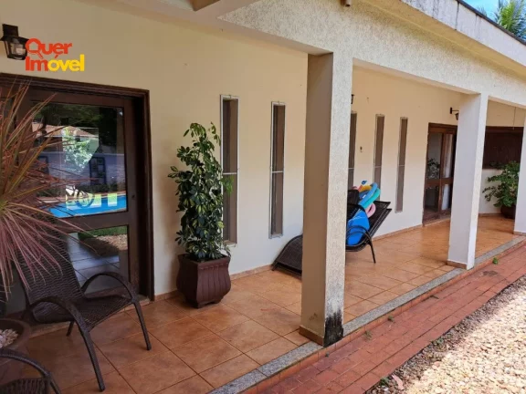 Imagem Casa à venda no Jardim Recreio, Ribeirão Preto-SP: 3 quartos, 3 suítes, 5 salas, 4 banheiros, 5 vagas, 450m². Quer Imóvel Negócios Imobiliários.