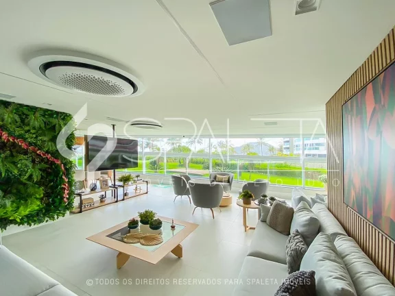 Imagem Luxuoso apartamento garden com 471 m² incrivelmente mobiliado à venda em Riviera de São Lourenço