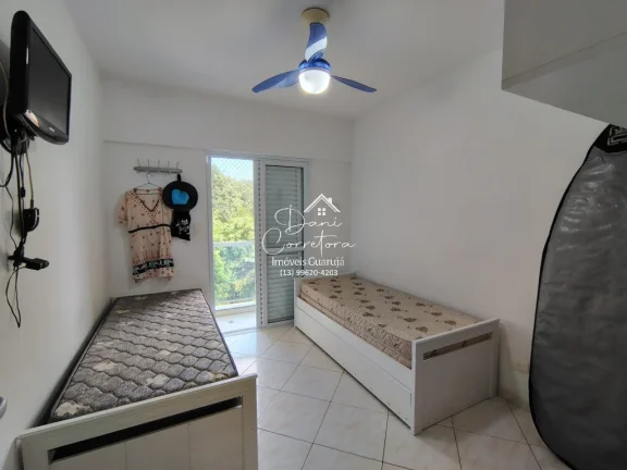 Imagem Apartamento à Venda ou Locação em Guarujá-SP a 30m da praia das Astúrias: 3 Quartos, 1 Suíte, 2 Salas, 2 Banheiros, 2 Vagas, 90m².