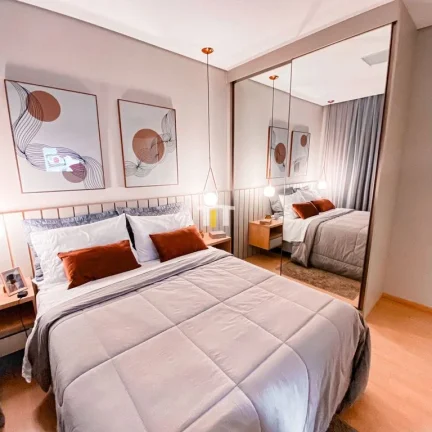 Imagem Apartamento de 60m2 com 2 dormitórios, sendo 1 suíte em Franca/SP