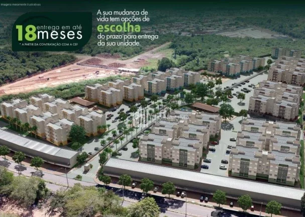 Imagem Apartamento com 3 dormitórios à venda, 68 m² por R$ 258.000,00 - Vale Quem Tem - Teresina/PI