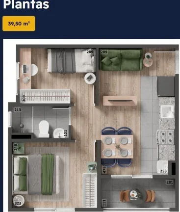 Imagem Apartamentos / Padrão na cidade de Londrina