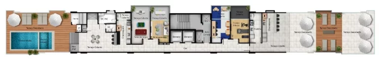 Imagem Apartamento, 02 Quartos, 01 Suite, 01 Vaga de Garagem, Area de Lazer, Avenida Oceânica, Praia do Morro, Guarapari - ES