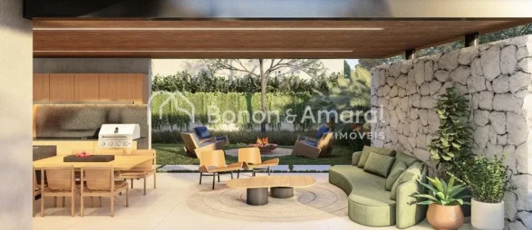 Imagem Em construção no prestigiado Alphaville Dom Pedro 3, em Campinas, esta casa une sofisticação e c...