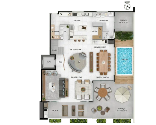 Imagem COBERTURA RESIDENCIAL em Curitiba - PR, Batel