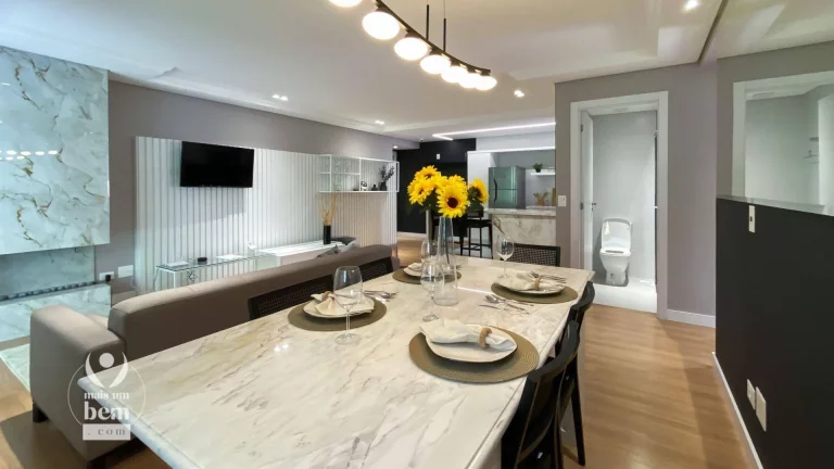 Imagem Venha morar em meio a natureza! Apartamento com 3 quartos (1 suíte), sacada com churrasqueira à venda por R$ 987.000 - Bacacheri - Curitiba/PR