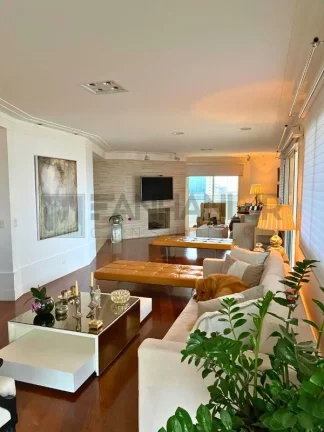 Imagem Luxuoso apartamento para locação no Paraíso, São Paulo-SP: 4 quartos, 4 suítes, 3 salas, 6 banheiros, 4 vagas, 265m².
