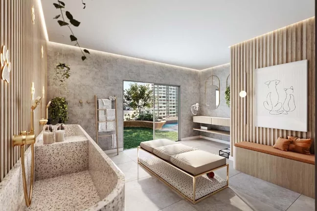 Imagem Apartamento na Planta para Venda em Praia Grande, Guilhermina, 3 dormitórios, 3 suítes, 4 banheiros, 3 vagas