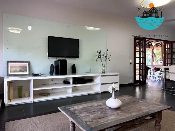 Imagem Casa bem localizada - Praia de Juquehy, 100 metros da praia, piscina, churrasqueira, 6 dormitórios, acomoda 14 pessoas | Juquehy Imobiliária