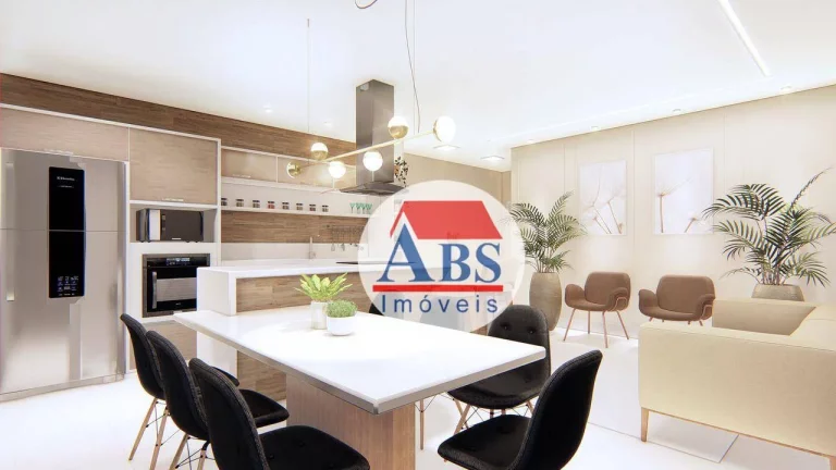 Imagem Apartamento com 2 dormitórios à venda, 74 m² por R$ 350.000,00 - Aviação - Praia Grande/SP