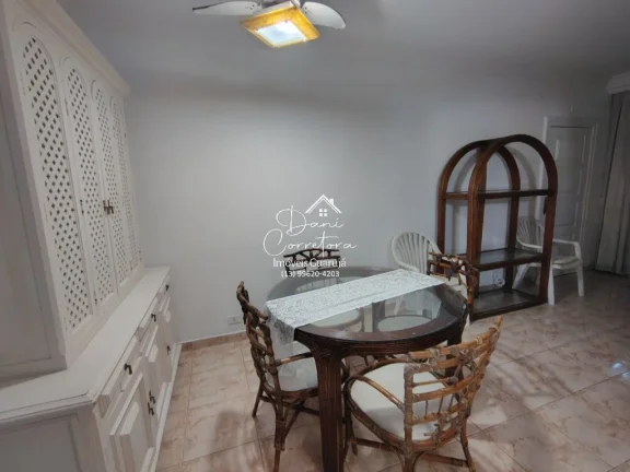 Imagem Apartamento para locação em Guarujá-SP, Pitangueiras: 2 quartos, 2 salas, 3 banheiros, 1 vaga, 118m². Venha conhecer!