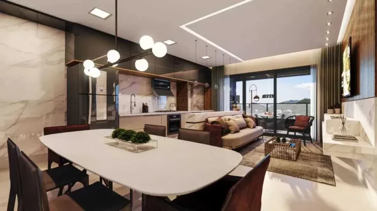 Imagem Apartamento na planta com 2 suítes e 1 vaga de garagem na Praia Brava em Itajaí