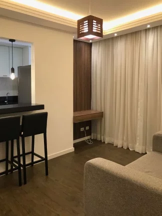 Imagem Apartamento com 1 dormitório para alugar, 40 m² por R$ 4.015,00/mês - Jardim Aquarius - São José dos Campos/SP