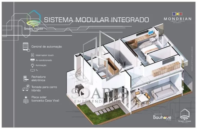 Imagem MONDRIAN SMART HOUSE - CASAS DE CONDOMINIO COM 3 QUARTOS E QUINTAL 7