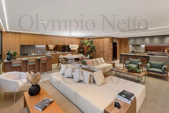 Imagem Apartamento no Brooklyn,Mobiliado Porteira fechada.3 Suites, 3 Vagas de Garagem