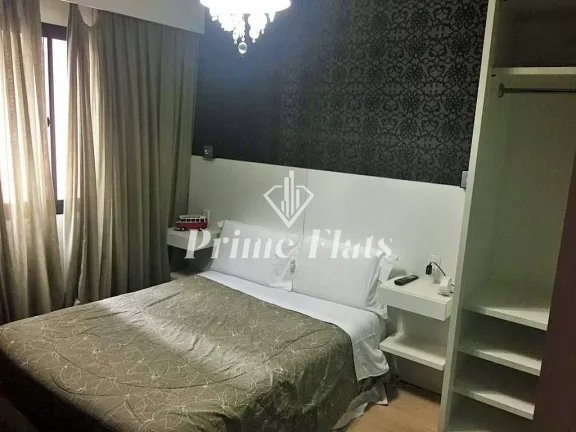 Imagem Flat disponível para locação no Hotel Slaviero Essential São Paulo Moema, com 26m², 1 dormitório e 1 vaga