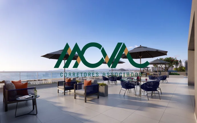 Imagem Bangalô Beach Club - Seu Pé na Areia em Itapoá com Vista Permanente para o Mar
