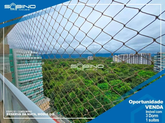 Apartamento à Venda no Reserva da Mata, com 3 dormitórios 1 suíte 93m² - Riviera de São Lourenço SP