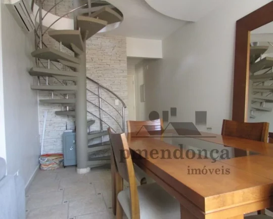Imagem Apartamento duplex com 2 quartos sendo 1 suite e 2 vagas, 95m2