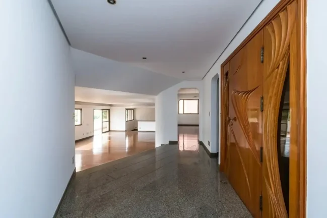 Imagem Apartamento 370M², 4Q, 3 Suítes, 5 Banheiros, 4 Vagas, Lareira, Piscina Coberta, Sauna Seca e Úmida, Salão de Festas, Depósito, Dep. Compl. de Serviço