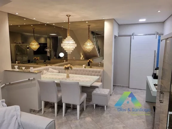 Imagem Santo André Lindo sobrado designer moderno, espaço gourmet, com excelente localização e valor.