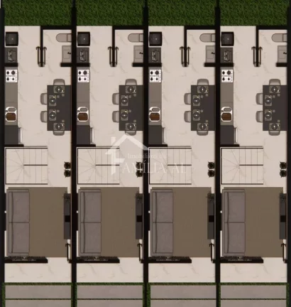 Imagem Sobrado Geminado no Aventureiro com 65m²