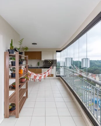 Imagem CHÁCARA FLORA APARTAMENTO ALTO PADRÃO HALL PRIVATIVO 171 M 3 SUÍTES SALAS 3 AMBIENTES VARANDA GOURMET REPLETO ARMÁRIOS 3 VAGAS VISTA MARAVILHOSA
