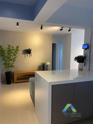 Imagem Lindo apartamento semi mobiliado, designer moderno, 53 metros, 2 dormitórios excelente valor e localização !!!