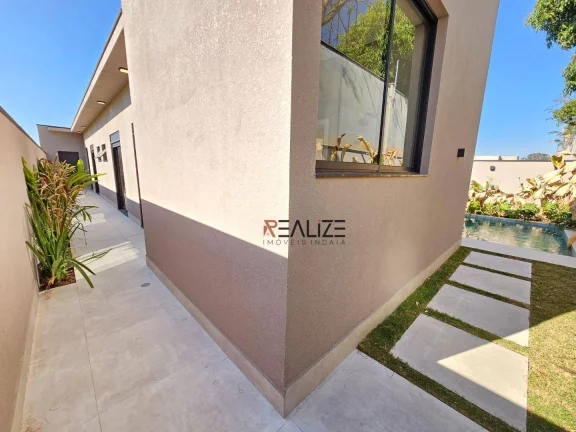 Imagem Casa moderna com 3 suítes à venda, 212 m² por R$ 2.400.000 - Condomínio Alto Padrão - Indaiatuba/SP