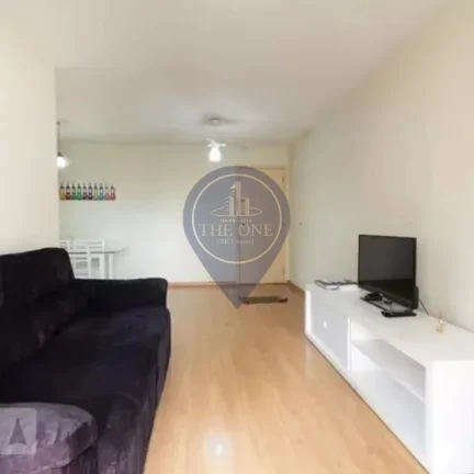 Imagem Apartamento para locação no Itaim Bibi, São Paulo-SP: 2 quartos, 2 salas, 1 banheiro, 2 vagas e 65m² de área. Venha conferir!