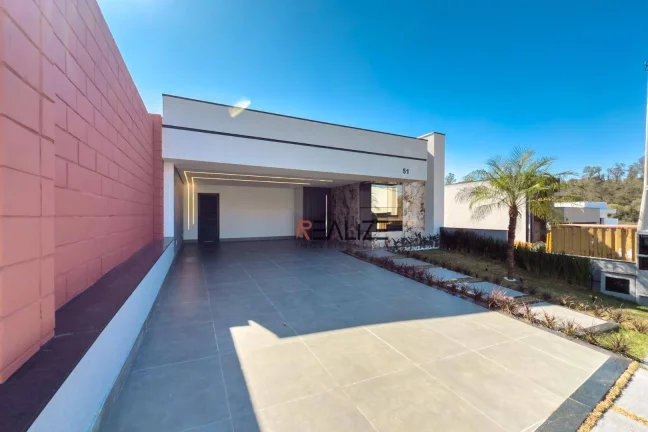 Imagem Casa moderna com 3 suítes e escritório à venda, 230 m² por R$ 1.730.000 - Condomínio Park Gran Reserve - Indaiatuba/SP