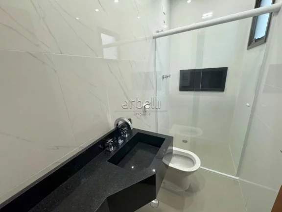 Imagem Sobrado com 170 M² com 3 dormitórios suítes, sala, lavabo, cozinha, área de serviços, churrasqu...