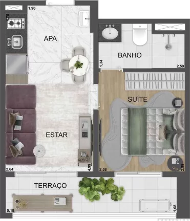 Imagem APARTAMENTO RESIDENCIAL em São Paulo - SP, Moema