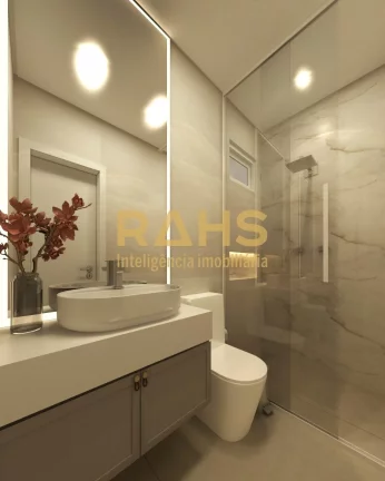 Imagem Excelente casa em construção em condomínio fechado no bairro América, em região nobre de Joinvi...