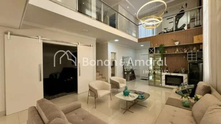 Imagem Campinas, próxima ao Alphaville. Com 340m² de área construída, esta casa oferece uma combinaçã...