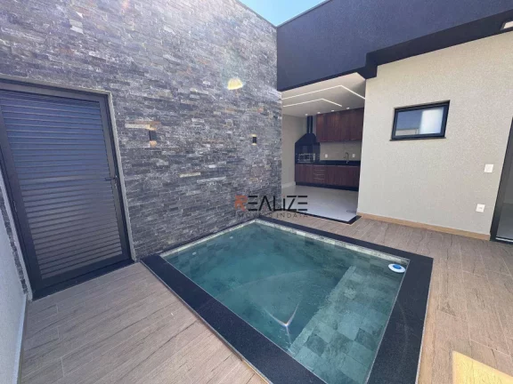 Imagem Casa nova completa de moveis planejados à venda, 143 m² por R$ 1.290.000 - Condomínio Mantova - Indaiatuba/SP
