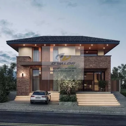 Imagem Vendo Chalé em condomínio de luxo em Bananeiras, com 180 m², 4 suítes e 2 vagas