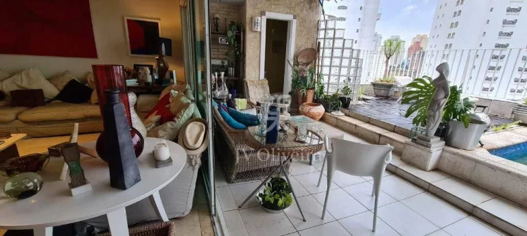 Imagem Apartamento Triplex com 4 dormitórios, 367 m² - venda por R$ 3.500.000,00 ou aluguel por R$ 17.010,00/mês - Real Parque - São Paulo/SP
