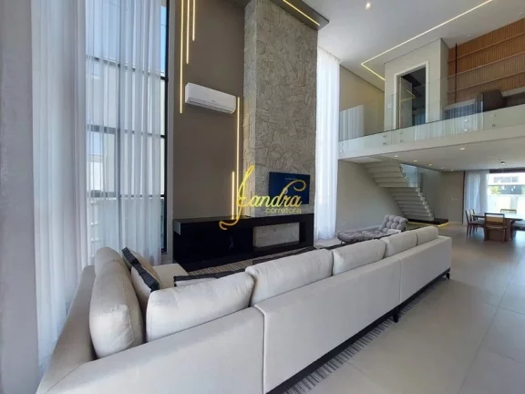 Imagem Sobrado beira de lago com 05 suítes piscina mobiliado e decorado