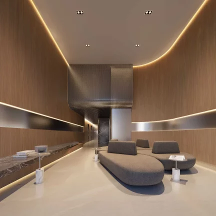 Imagem Apartamento em construção com 3 dormitórios sendo 3 suítes e 3 vagas de garagem em Balneário Camboriú/SC