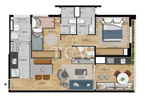 Imagem Apartamento à venda no bairro Moema - São Paulo/SP, Zona Sul