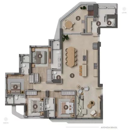 Imagem Apartamento à venda no bairro Centro - Balneário Camboriú/SC