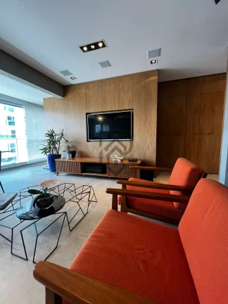 Imagem Apartamento Brooklin, pronto para morar andar alto sala ampliada