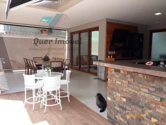 Imagem Casa de Luxo em Condomínio Pitangueiras: 3 quartos, 3 suítes, 2 salas, 3 banheiros, 4 vagas, 254m² em Ribeirão Preto-SP!