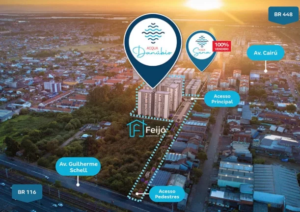 Imagem Apartamento 2 dormitórios em Canoas - Acqua Danúbio