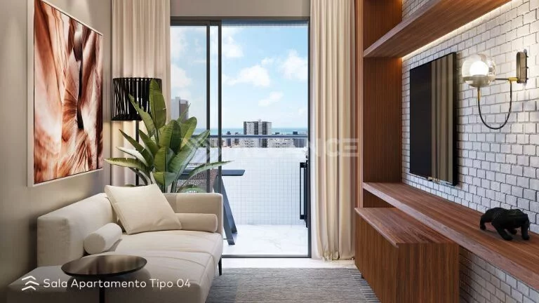 Imagem Apto Alto Padrão - 3 Quartos - 1 Suíte - 84,50 m² - Jardim Oceania, João Pessoa/PB