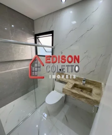 Imagem Casa nova a venda, 3 quartos, piscina, Condominio Residencial Agápe, Campestre em Piracicaba!!
