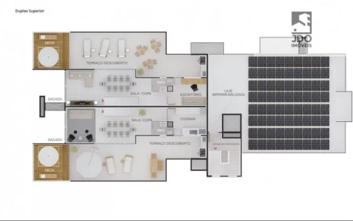 Imagem Cobertura Duplex a Venda no bairro Água Verde - Curitiba, PR